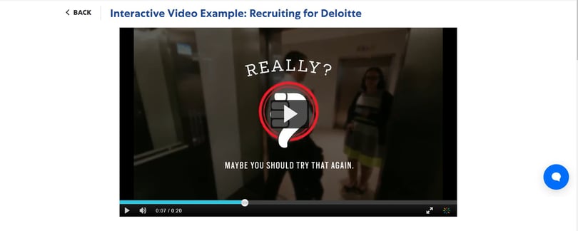 Interactive video example